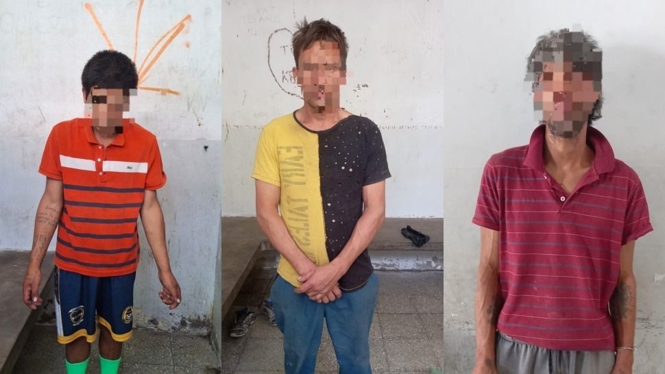 TRES SUJETOS DETENIDOS AL INTENTAR ROBAR EN UNA VIVIENDA