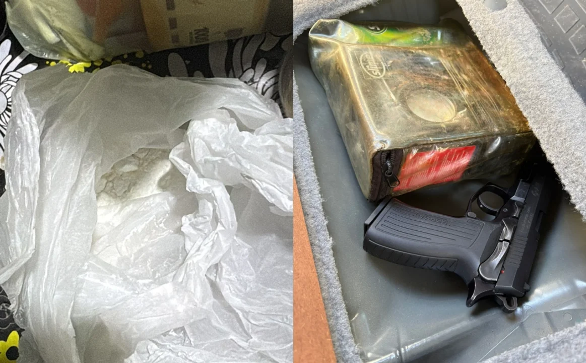 ALLANAMIENTO EN RAWSON: ARMAS, DROGAS Y DINERO