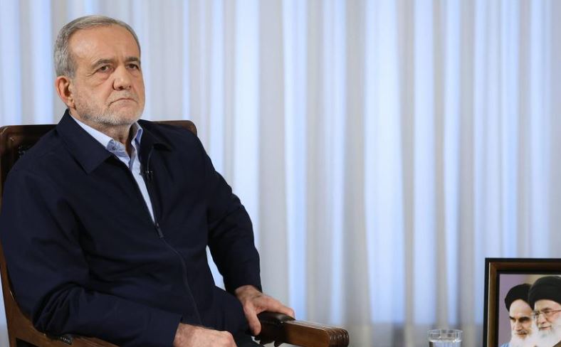 El presidente de Iran Massud Pezeshkian