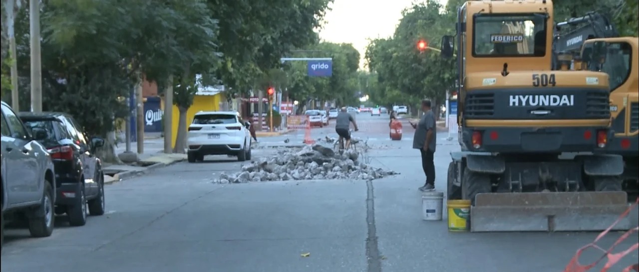CORTE TOTAL EN AV. ESPAÑA POR OBRAS VIALES