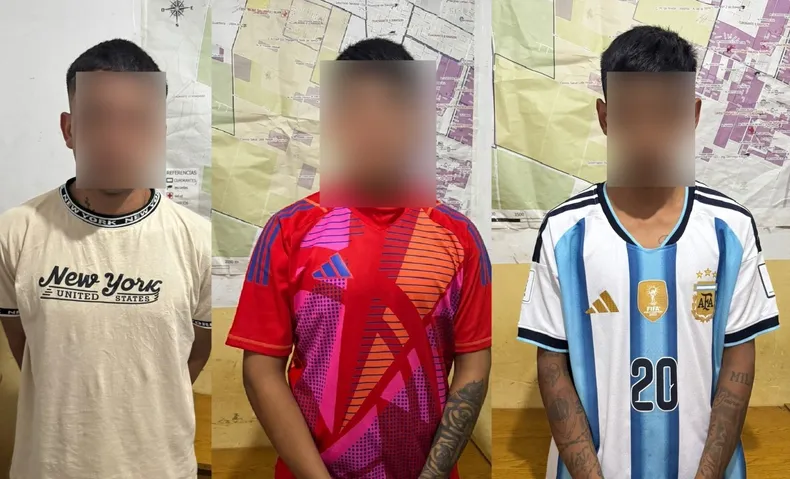 TRES HERMANOS DETENIDOS POR PERSEGUIR, GOLPEAR Y ACUCHILLAR A UN JOVEN EN RAWSON