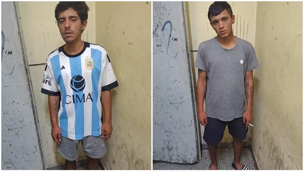 DOS DETENIDOS POR ROBO Y DESTROZAR EL INTERIOR DE UN PATRULLERO