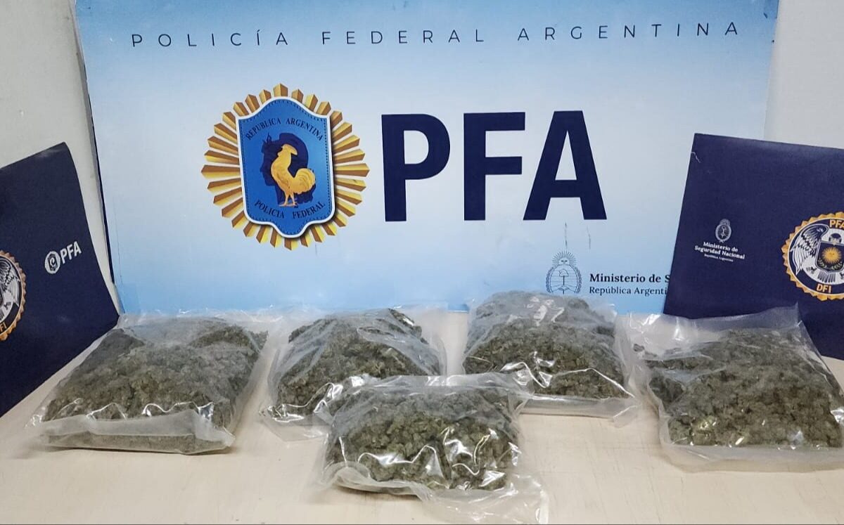 DOS NARCOTRAFICANTES DETENIDOS EN LA TERMINAL DE ÓMNIBUS AL RETIRAR UNA ENCOMIENDA