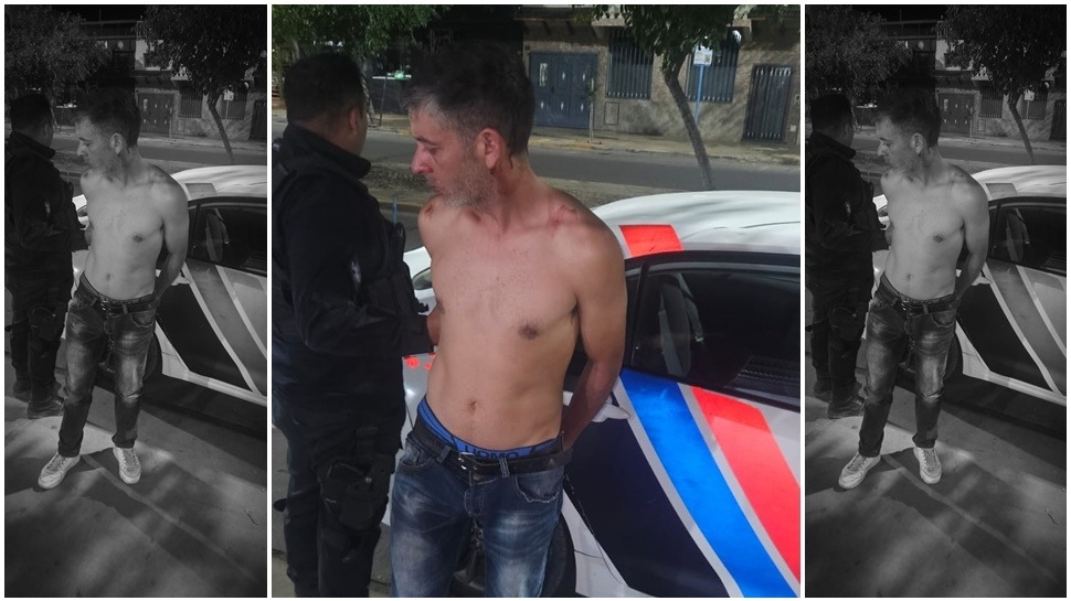 DETIENEN A UN HOMBRE POR AGREDIR Y AMENAZAR A SU PAREJA