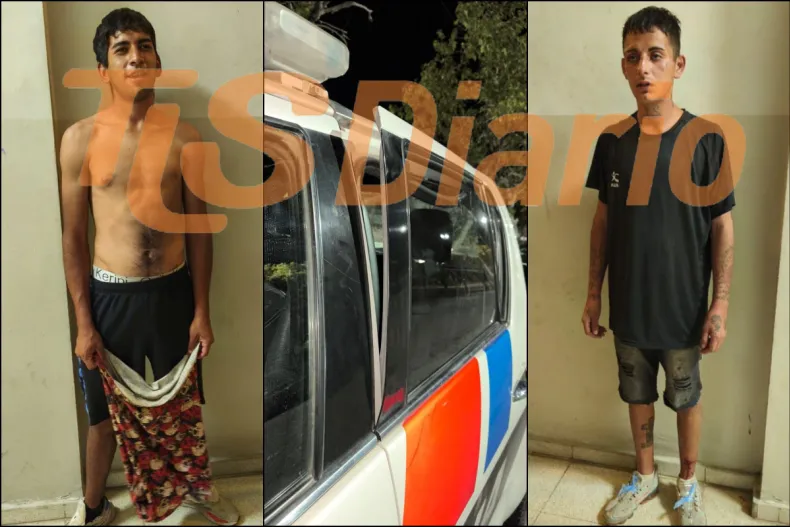DOS DETENIDOS POR ROBO Y DESTROZOS A UN MÓVIL POLICIAL