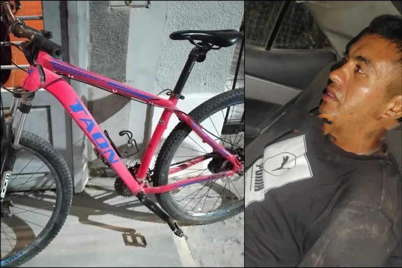 INTENTÓ ROBAR UNA BICICLETA PERO UN VECINO LO RECONOCIÓ