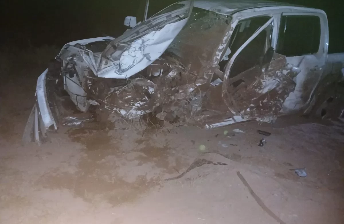 UN MUERTO EN CHOQUE TRIPLE EN CAUCETE