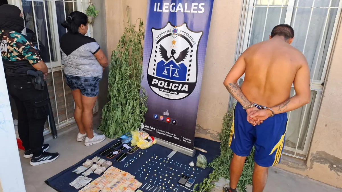 DESBARATAN UN KIOSCO DE DROGA EN UN BARRIO DE RIVADAVIA