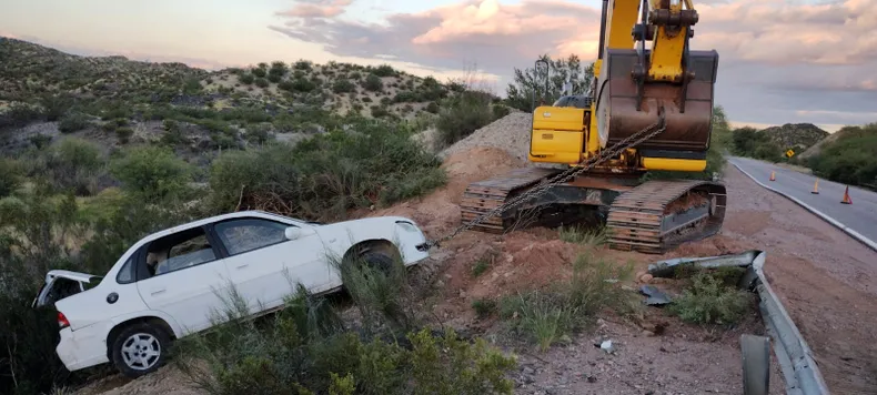 FAMILIA SANJUANINA ACCIDENTADA EN LAS CERCANÍAS DE MARAYES