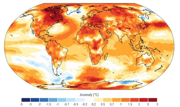 SIGUE SUBIENDO LA TEMPERATURA EN LOS OCÉANOS