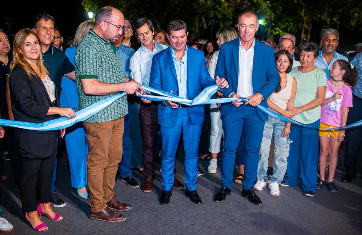 REPAVIMENTAN CALLES CLAVE EN RIVADAVIA