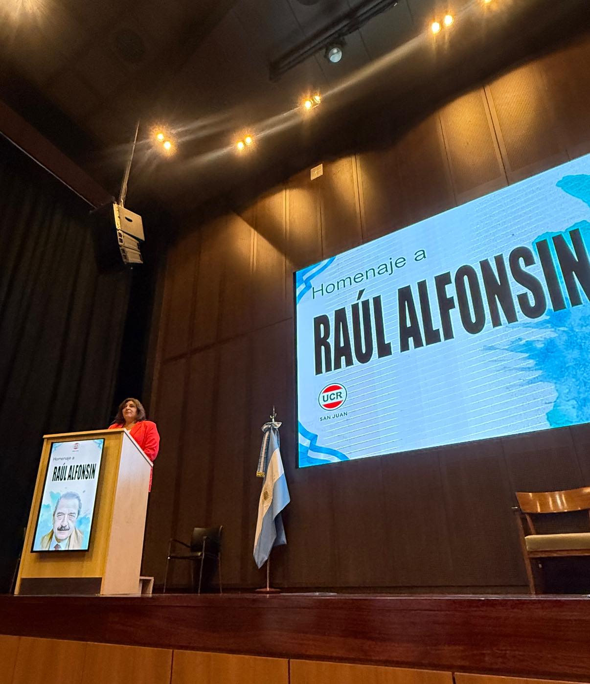 HOMENAJE A ALFONSÍN EN LA LEGISLATURA