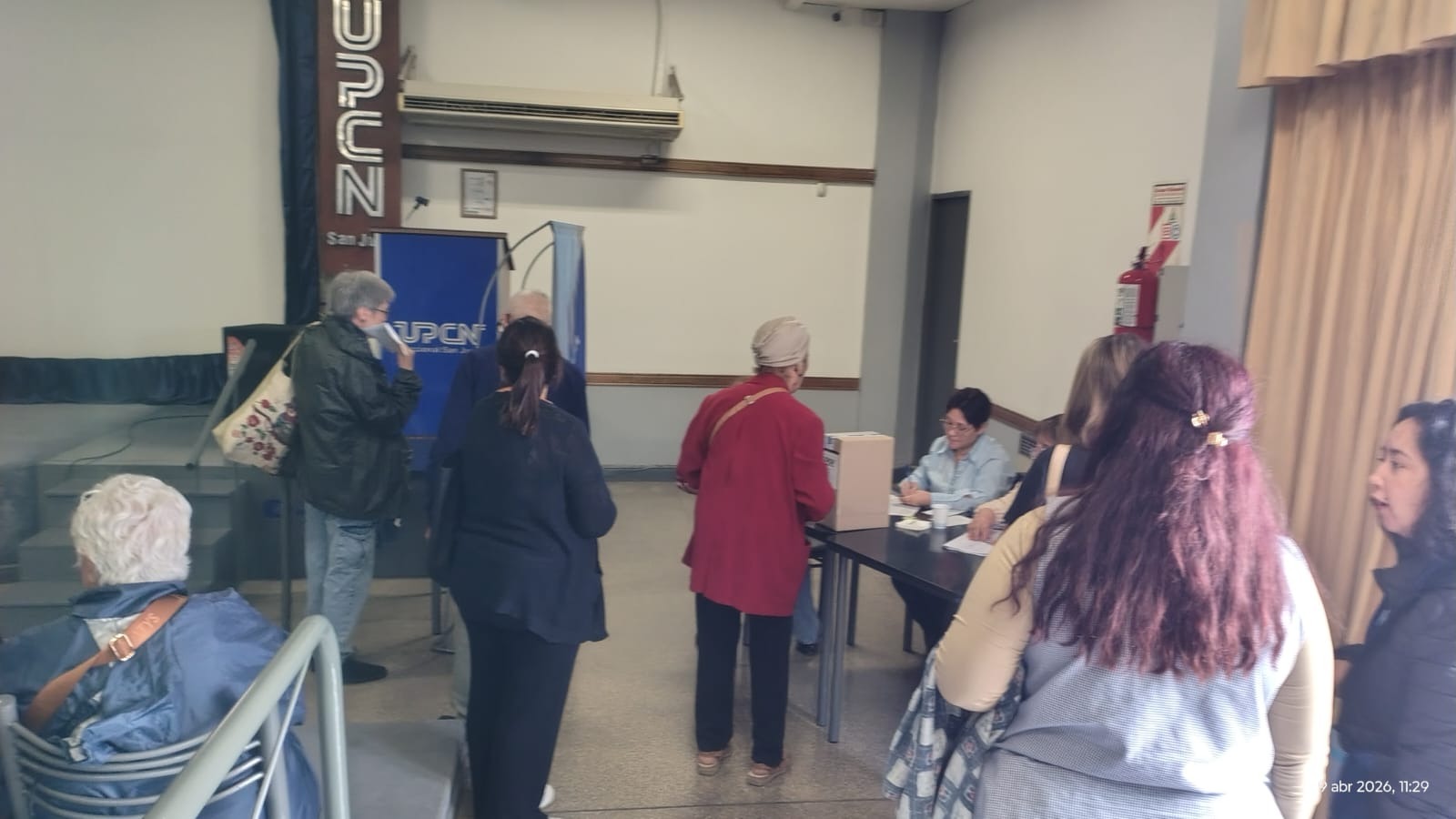 AVANZA LA VOTACIÓN EN LAS ELECCIONES DE UPCN