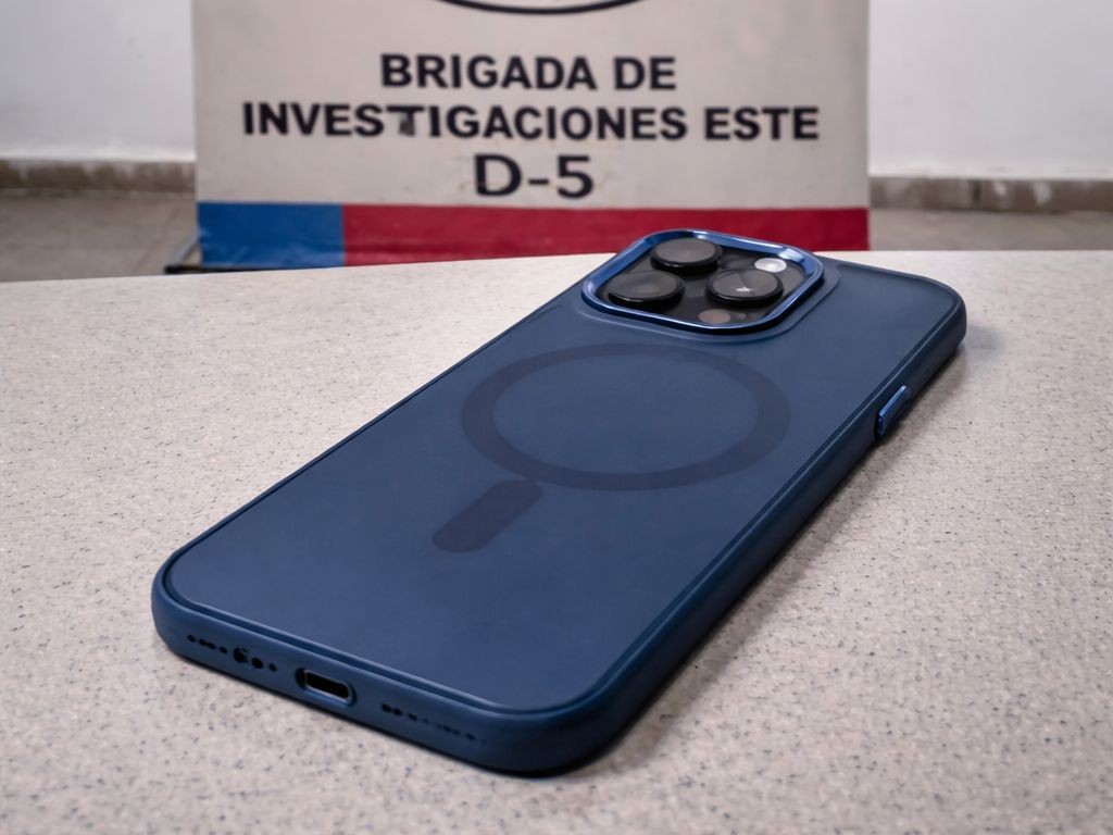 RECUPERAN UN CELULAR DE ALTA GAMA ROBADO POR MENORES