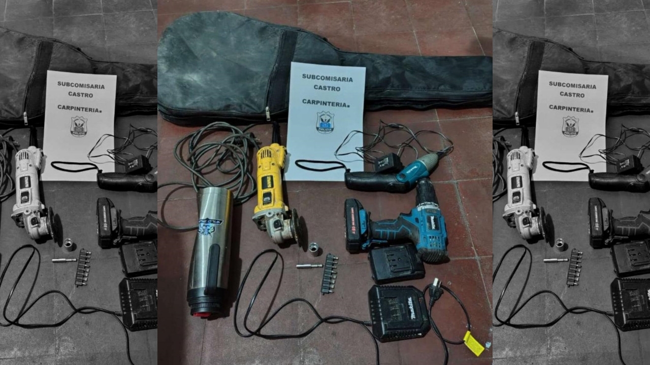 DETIENEN A UN CONOCIDO DELINCUENTE EN CARPINTERÍA