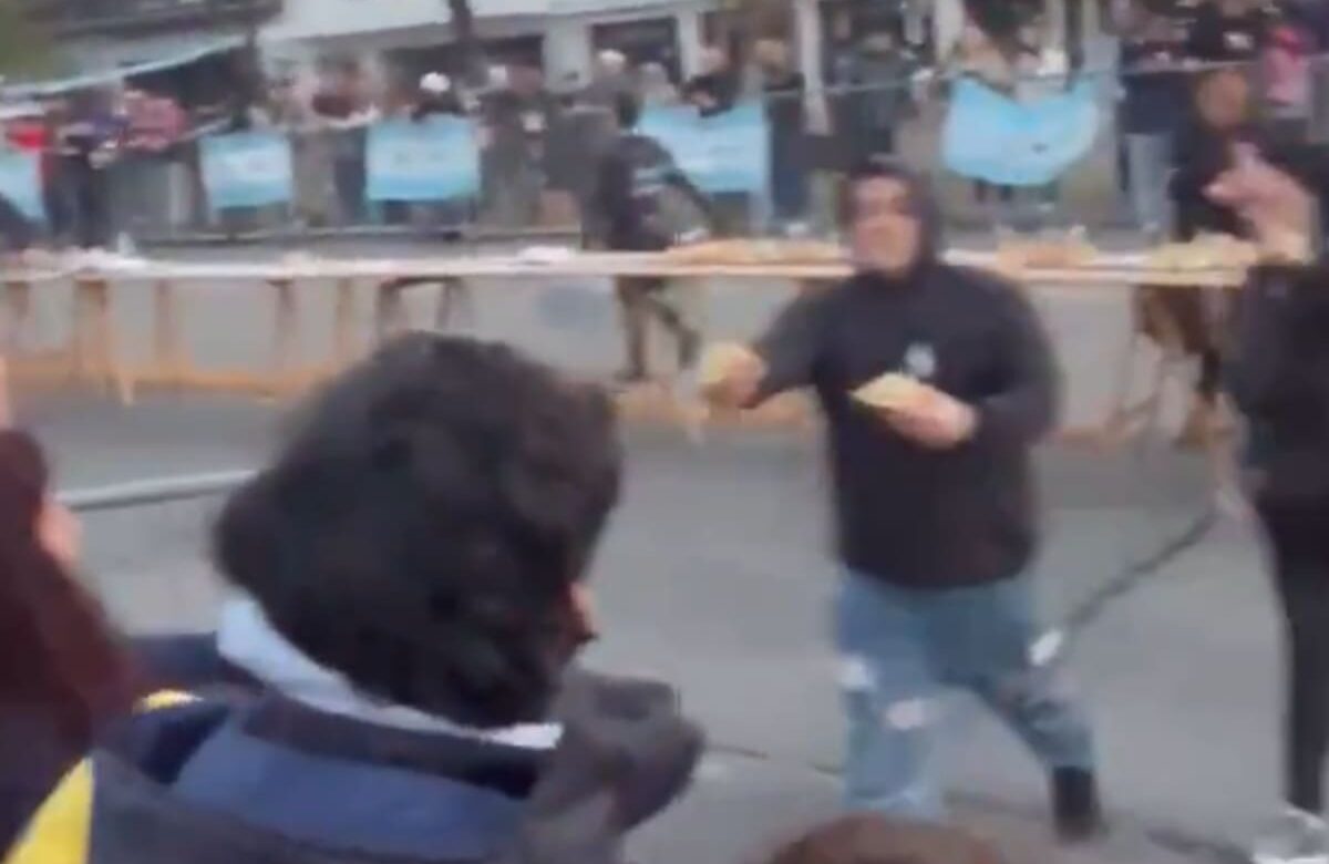 CAOS EN AVELLANEDA POR UN SÁNDWICH GIGANTE