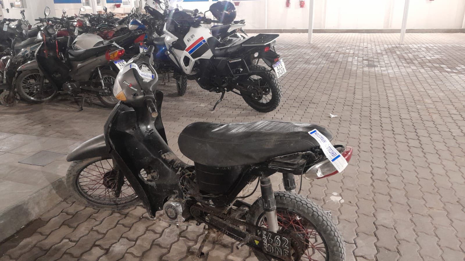 RECUPERAN UNA MOTO ROBADA EN LA RIOJA EN EL 2011