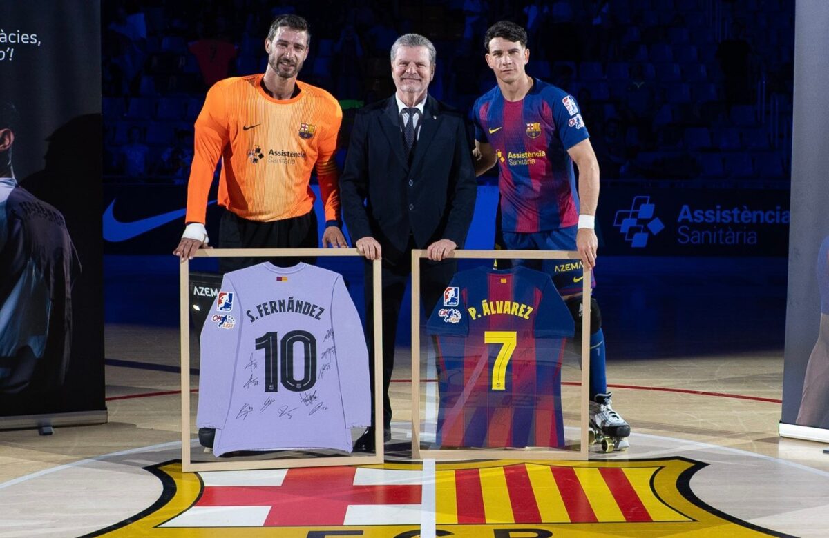 BARCELONA RINIDÓ UN HOMENAJE A PABLO ÁLVAREZ