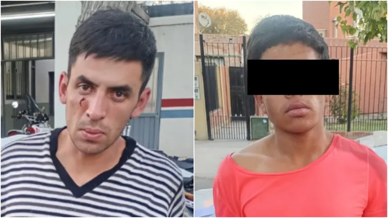 DOS HERMANOS DELINCUENTES LE ROBAN EL CELULAR A UN MENOR EN CHIMBAS