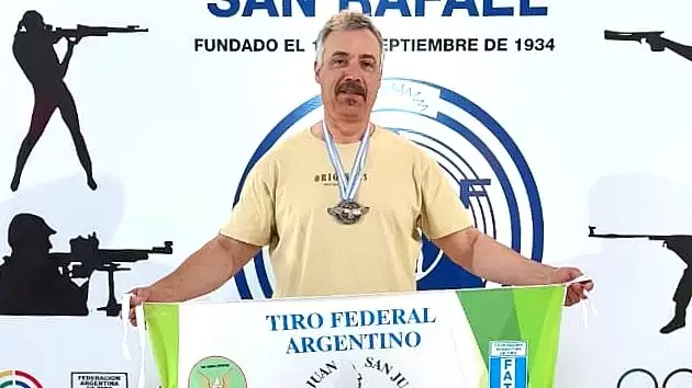 Mario Riveros fue convocado a la Selección Argentina de Tiro