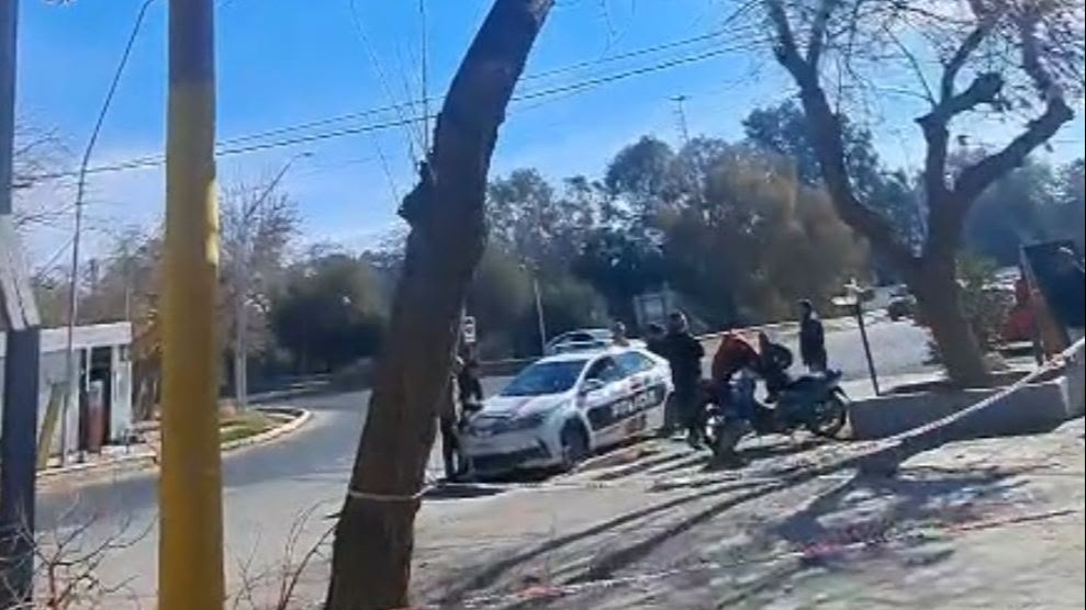Cae un operario sobre su compañero mientras podaba un árbol en Capital