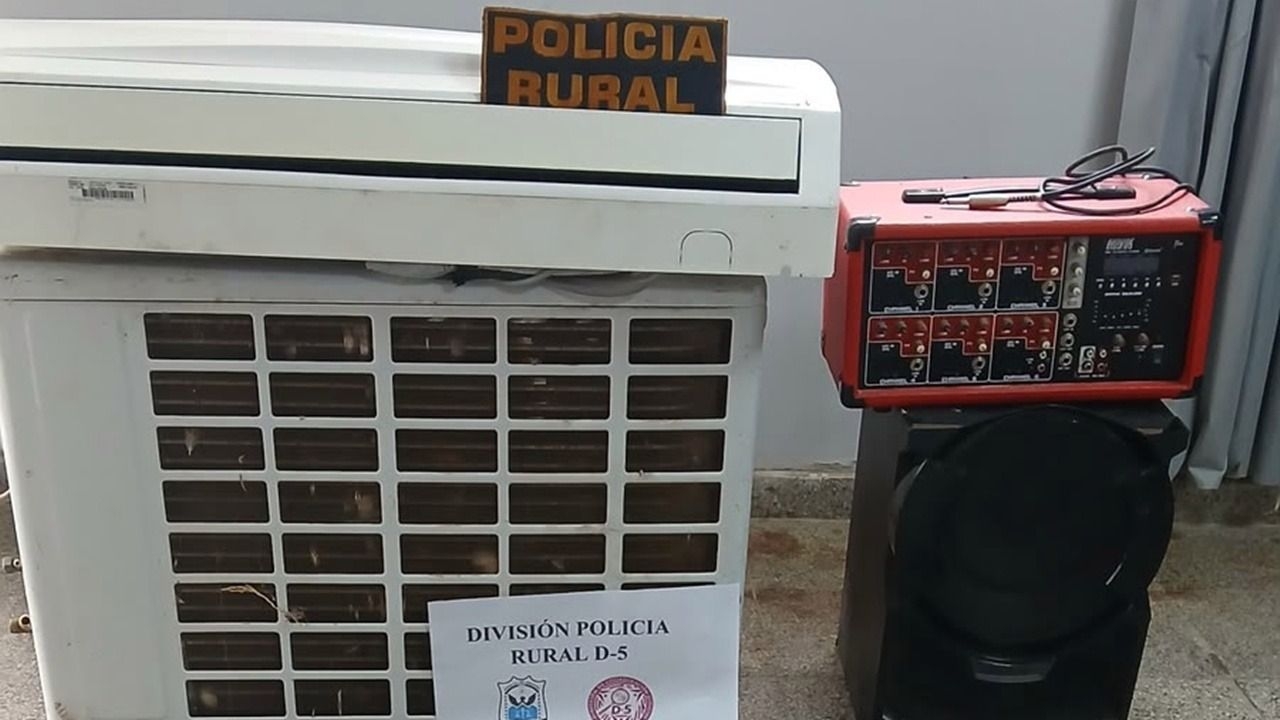 Recuperan equipos y elementos robados en Caucete