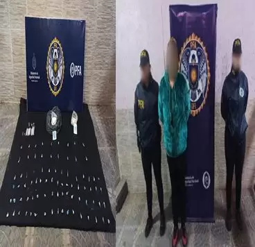 Policía Federal detuvo a una mujer fraccionando droga para vender
