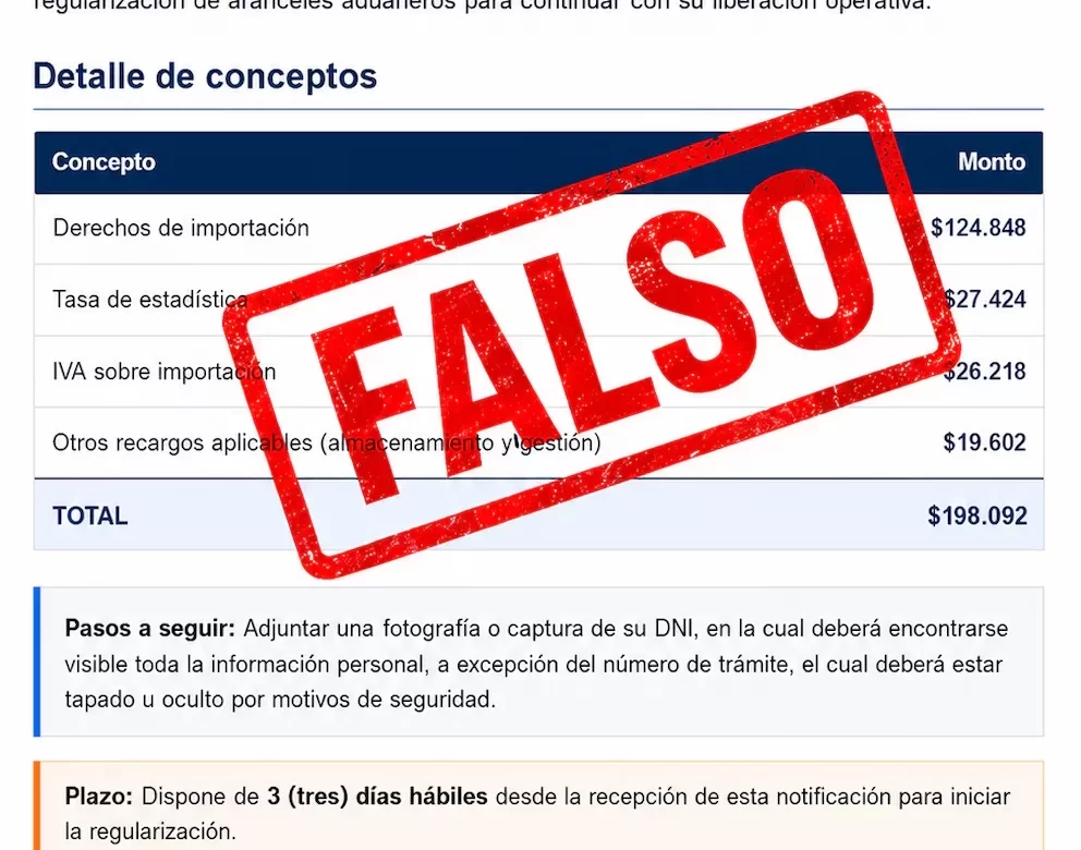 Alerta de ARCA por correos falsos sobre encomiendas: estafa que roba datos y dinero