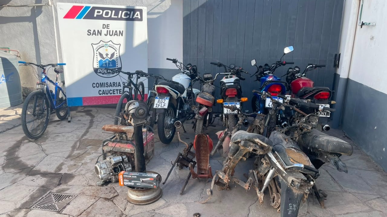 Importante allanamiento en Caucete con seis detenidos