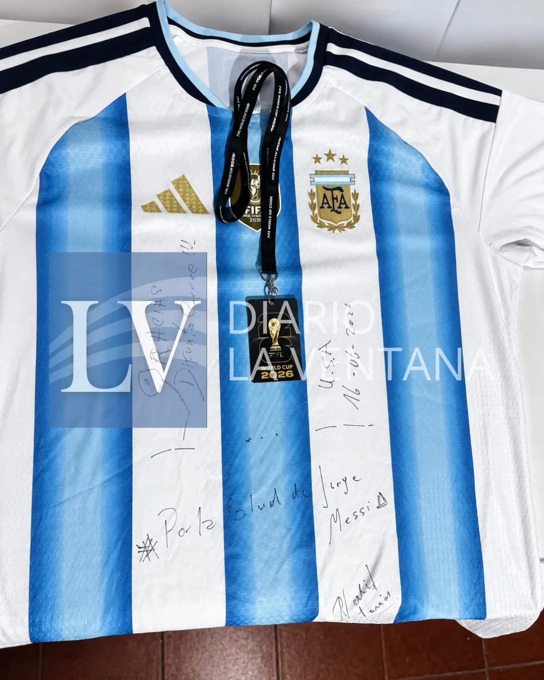 Difunta Correa: el museo ya exhibe una camiseta firmada por la Selección