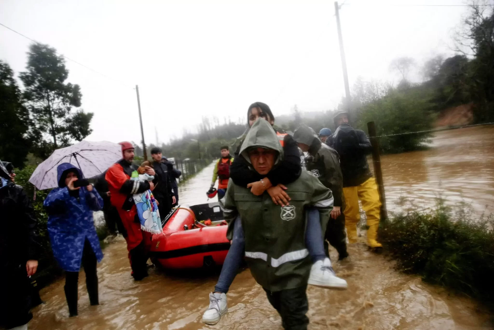 El temporal golpea con fuerza a Chile