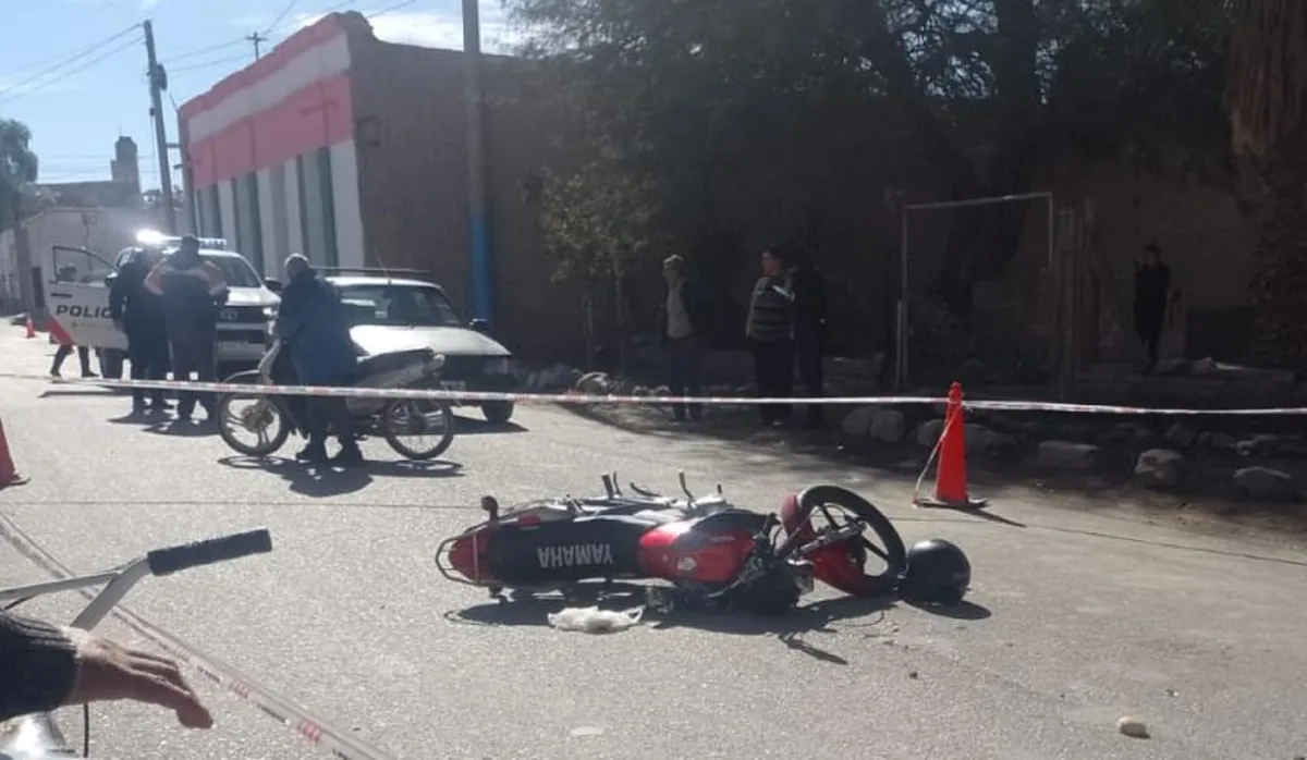 Fallece un peatón que fue embestido por una moto en Jáchal