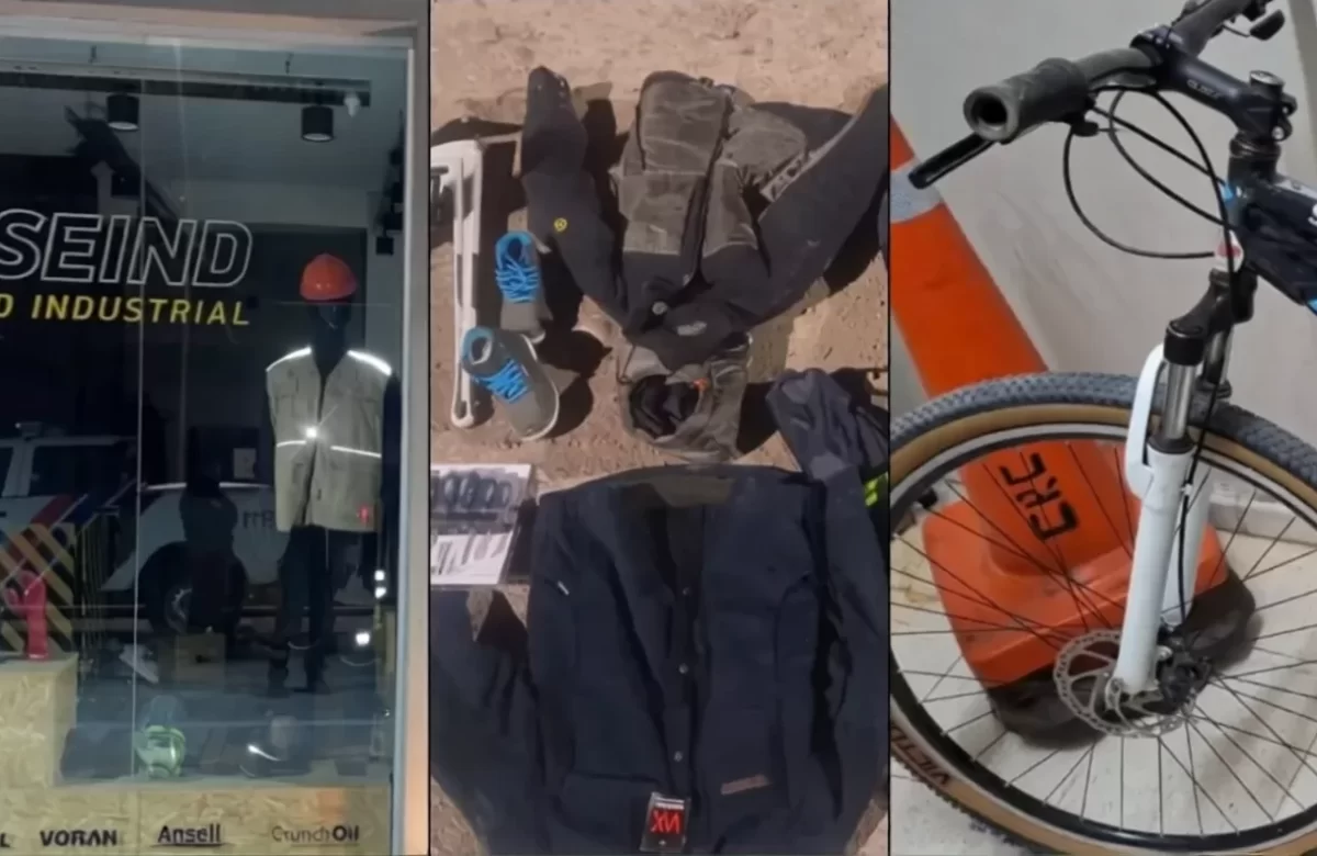 Cinco personas fueron detenidas tras un robo en un local del edificio Catamarán