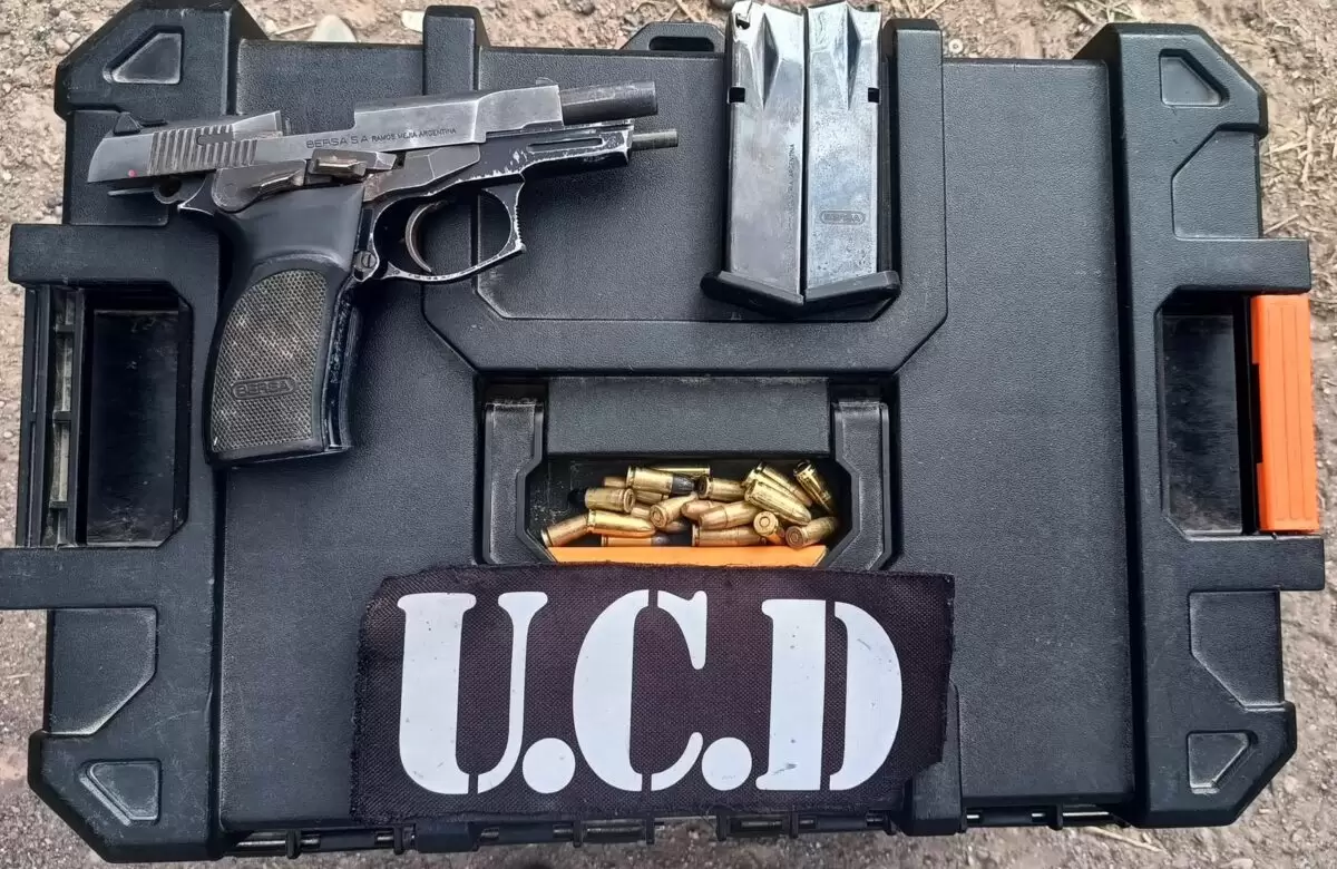Chimbas: disparaba al aire, fue detenido con armas y cocaína