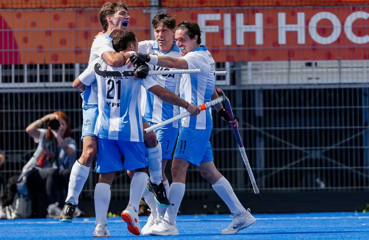 Los Leones golearon a Nueva Zelanda y clasificaron a la segunda fase del Mundial