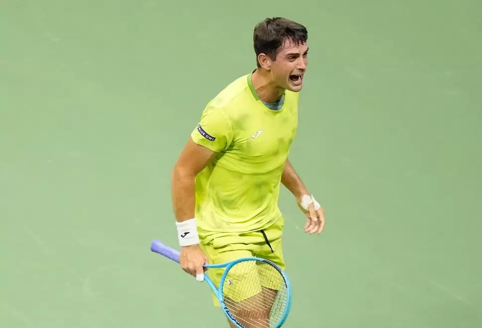 Mariano Navone logró una victoria histórica ante Novak Djokovic en el US Open