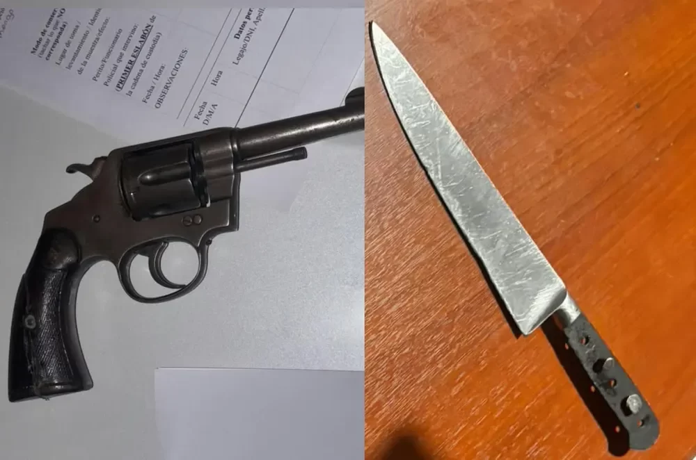 Pelea entre hermanos terminó con un detenido y un arma secuestrada en Rawson