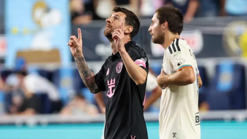 Con un golazo de Messi, Inter Miami igualó ante Philadelphia Union por la MLS