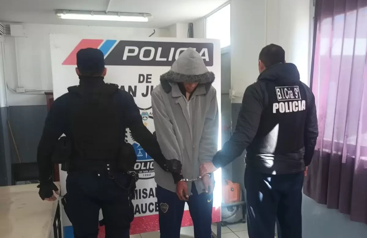 Cayó en Caucete un hombre buscado por varios robos