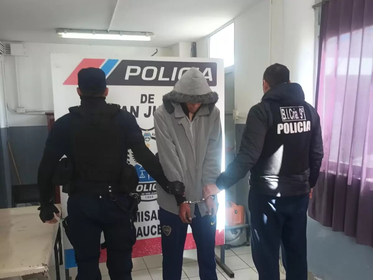 Cayó en Caucete un hombre buscado por varios robos