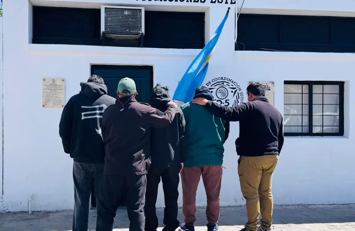 Tres detenidos en Caucete luego de una pelea y un ataque a tiros contra una casa