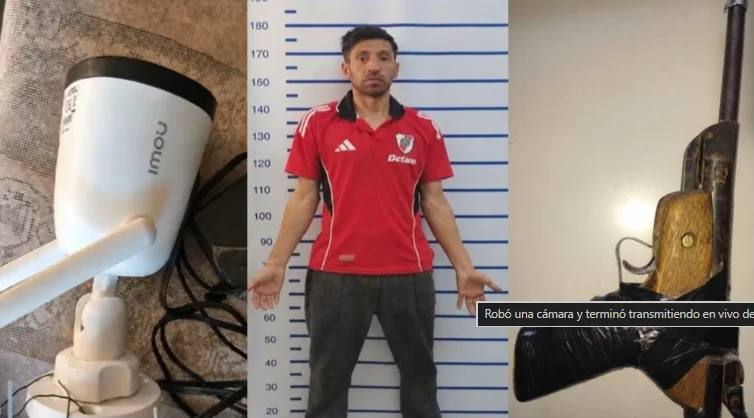 Robó una cámara y terminó transmitiendo en vivo desde su propia casa