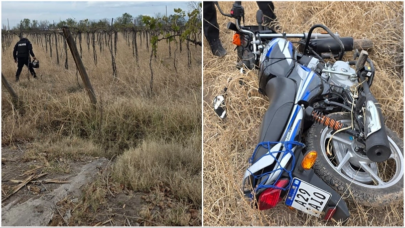 Encuentran una moto robada abandonada en una finca de Chimbas