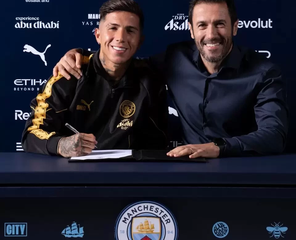 Enzo Fernández fue transferido al Manchester City en una operación récord