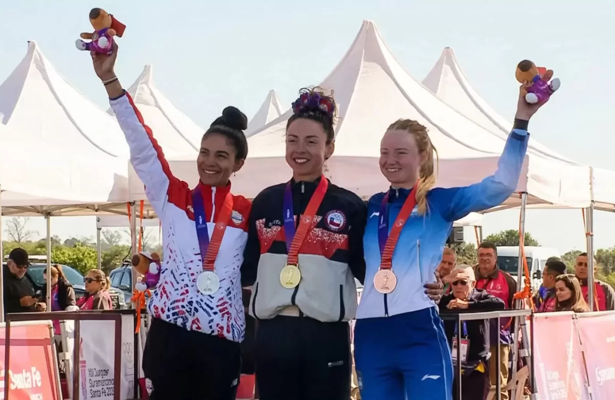 Delfina Dibella obtuvo la medalla de bronce en el ciclismo de ruta de los Juegos ODESUR Santa Fe 2026