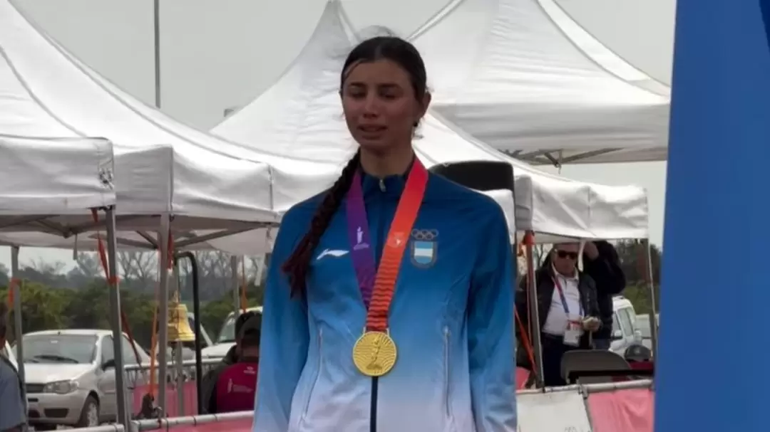Julieta Benedetti logró la medalla de oro en la prueba de ruta de los Juegos Suramericanos