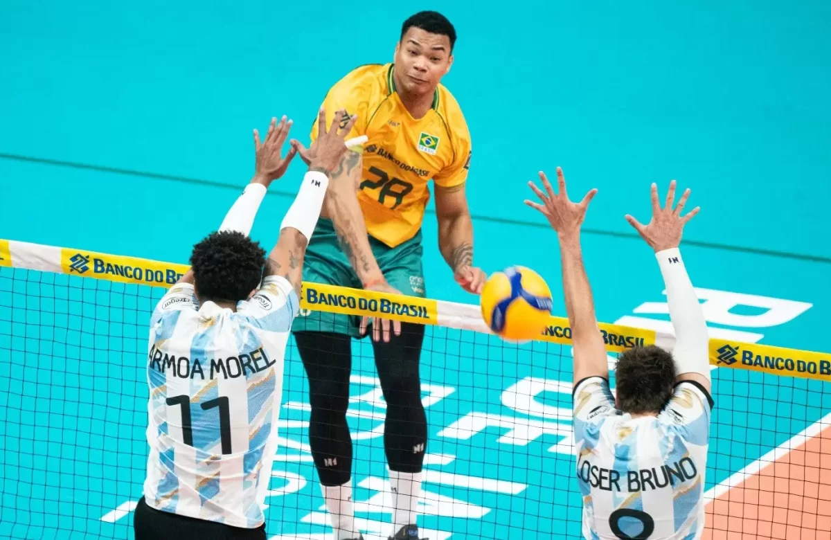 Brasil venció a Argentina en la final del Sudamericano de Vóleibol